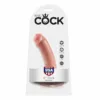 KING COCK - 6 PENE NATURAL 15.2 CM