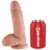 KING COCK - 7 PENE REALÍSTICO NATURAL 17.8 CM - Imagen 3
