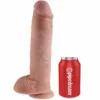 KING COCK - 11 PENE REALÍSTICO NATURAL 28 CM - Imagen 5