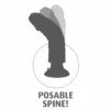 KING COCK - DILDO VIBRADOR 17.78 CM NATURAL - Imagen 7