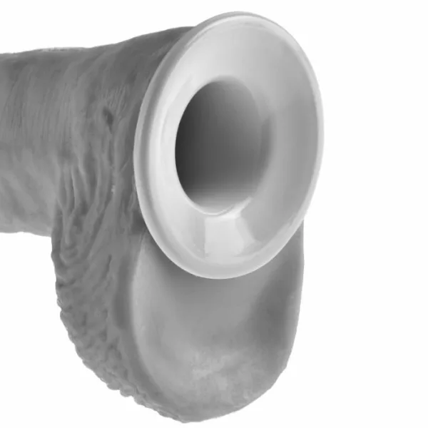 KING COCK - STRAP-ON CON DILDO HUECO 25.5 CM Y TIRANTES COLOR CARNE - Imagen 7