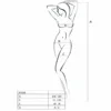 PASSION - WOMAN BS038 BODYSTOCKING ROJO TALLA ÚNICA - Imagen 2