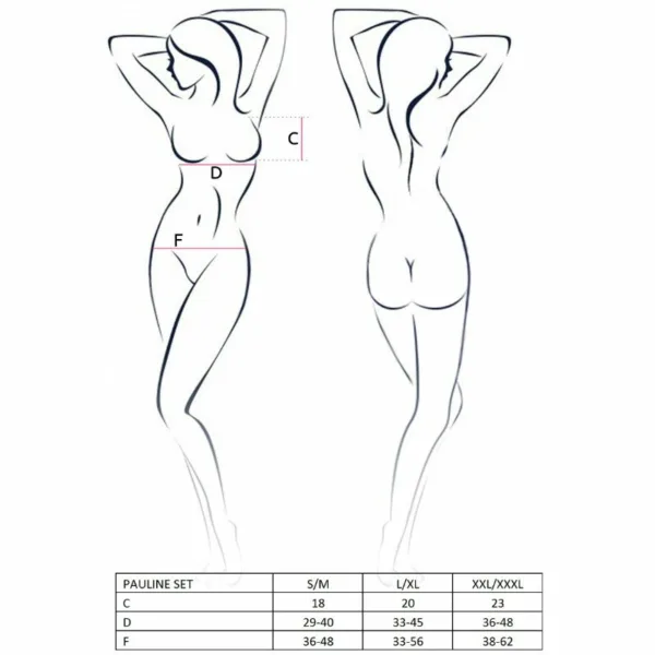 PASSION - WOMAN PAULINE SET 3 PIEZAS TALLA L/XL - Imagen 3