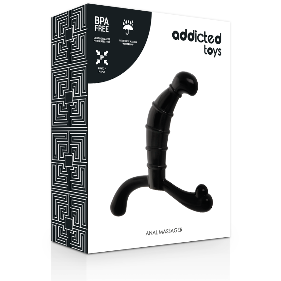 ADDICTED TOYS - PROSTATE ANAL PLEASURE NEGRO - Imagen 3