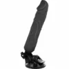 BASECOCK - VIBRADOR REALÍSTICO CONTROL REMOTO NEGRO 20 CM -O- 4 CM - Imagen 4