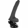 BASECOCK - VIBRADOR REALÍSTICO ARTICULABLE CONTROL REMOTO NEGRO 18.5 CM -O- 4 CM - Imagen 3