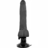 BASECOCK - VIBRADOR REALÍSTICO ARTICULABLE CONTROL REMOTO NEGRO 18.5 CM -O- 4 CM - Imagen 4
