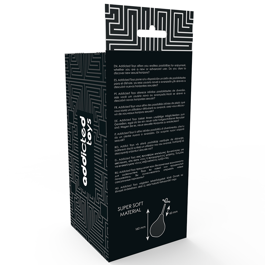 ADDICTED TOYS - LIMPIADOR ANAL NEGRO - Imagen 6