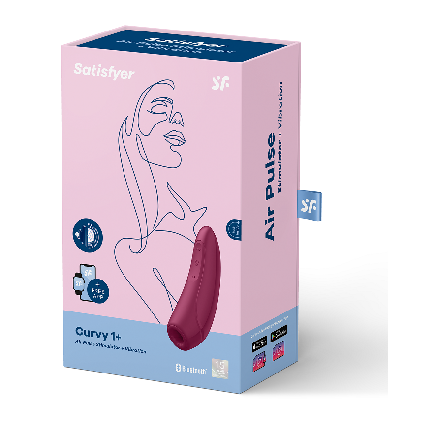 SATISFYER - CURVY 1 + ROJO ROSADO - Imagen 7