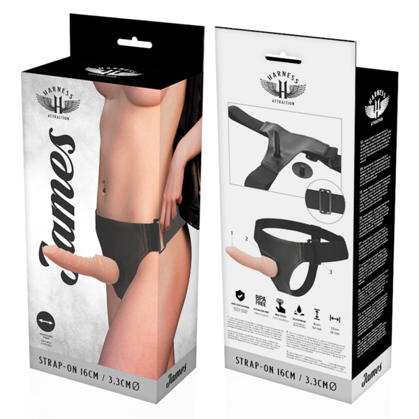 HARNESS ATTRACTION - ARNÉS  JAMES 16 CM -O- 3.3 CM - Imagen 7