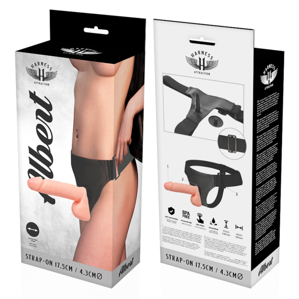 HARNESS ATTRACTION - ARNÉS  ALBERT REALISTIC 17.5 CM -O- 4.3 CM - Imagen 7