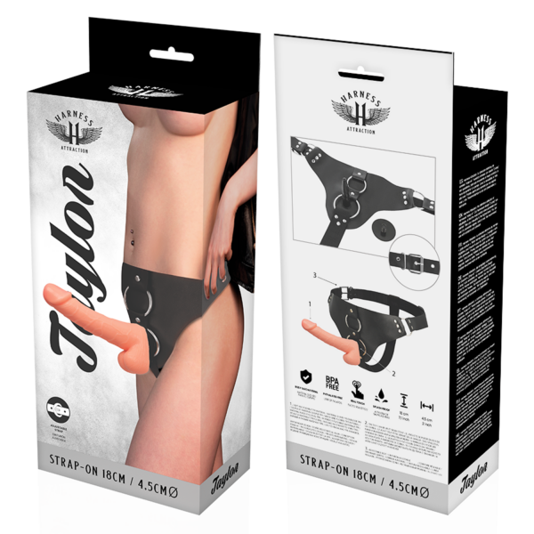 HARNESS ATTRACTION - ARNÉS  TAYLOR DELUXE 18 CM -O- 4.5 CM - Imagen 6