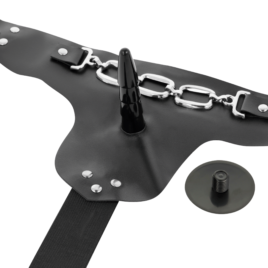 HARNESS ATTRACTION - ARNÉS GEORGE REALÍSTICO VIBRADOR 19 CM -O- 4 CM - Imagen 4