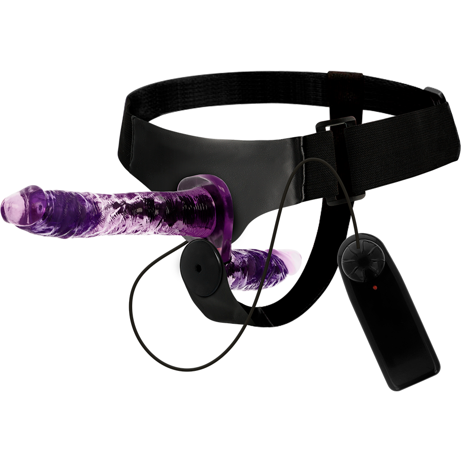 HARNESS ATTRACTION - RODNEY DOBLE PENETRACIÓN VIBRADOR 18 CM -O- 3.5 CM - Imagen 3