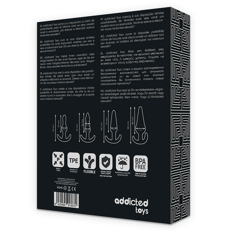 ADDICTED TOYS - SET 4 PLUGS ANALES - Imagen 13