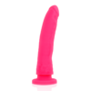 DELTA CLUB - TOYS DILDO + ARNES ROSA SILICONA MEDICA 20 CM -O- 4 CM - Imagen 4