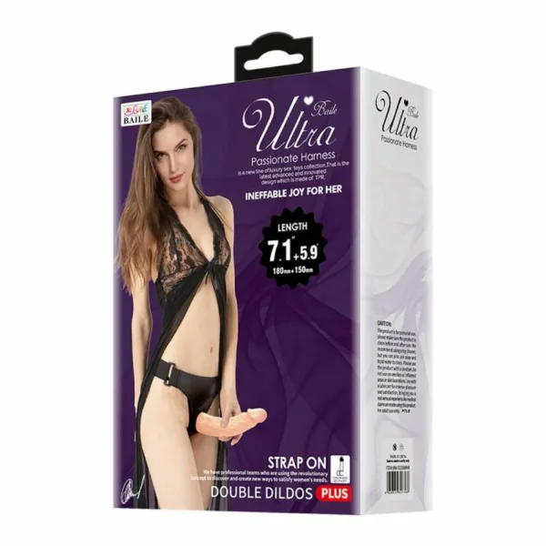 BAILE - ULTRA PASSIONATE HARNESS DOBLES DILDOS CON ARNÉS - Imagen 7