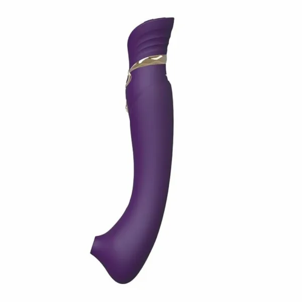 ZALO - QUEEN SET PULSE WAVE CLIT STIM MORADO - Imagen 10