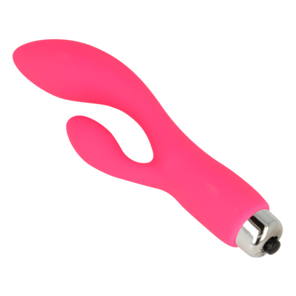 OHMAMA - VIBRADOR CON RABBIT 13 CM ROSA - Imagen 2