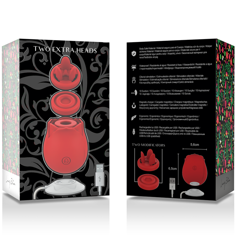 MIA - ESTIMULADOR CLITORIS DOS CABEZALES 3 EN 1 EDICIÓN DE LUJO - Imagen 7