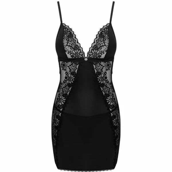 OBSESSIVE - MADERRIS CHEMISE & TANGA XS/S - Imagen 5