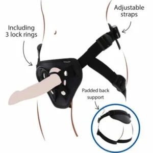 GET REAL - STRAP-ON DELUXE HARNÉS NEGRO