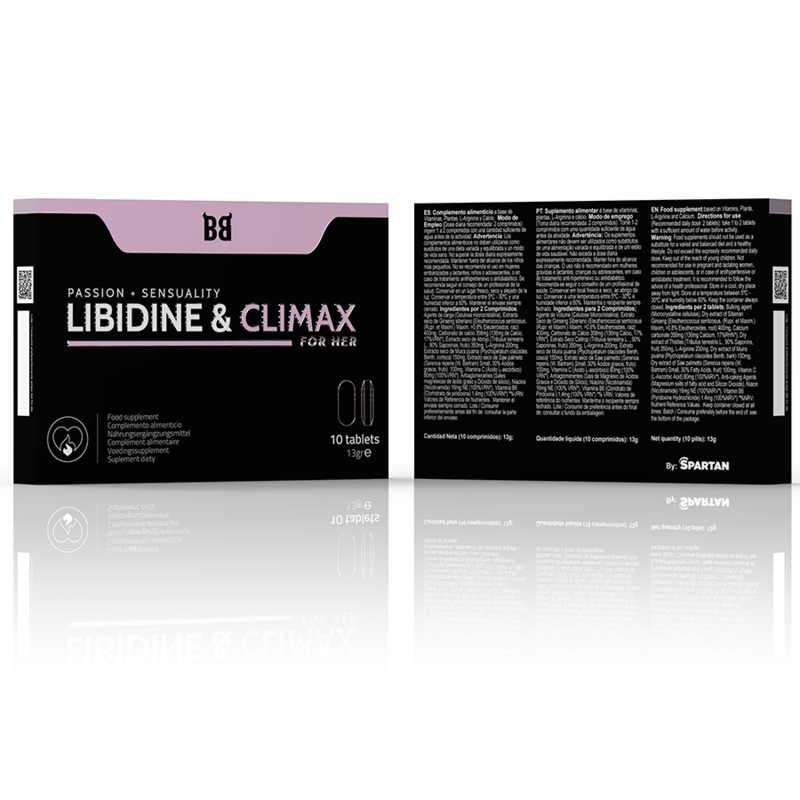BLACK BULL - LIBIDINE & CLIMAX AUMENTO LÍBIDO PARA MUJER 10 CÁPSULAS - Imagen 3