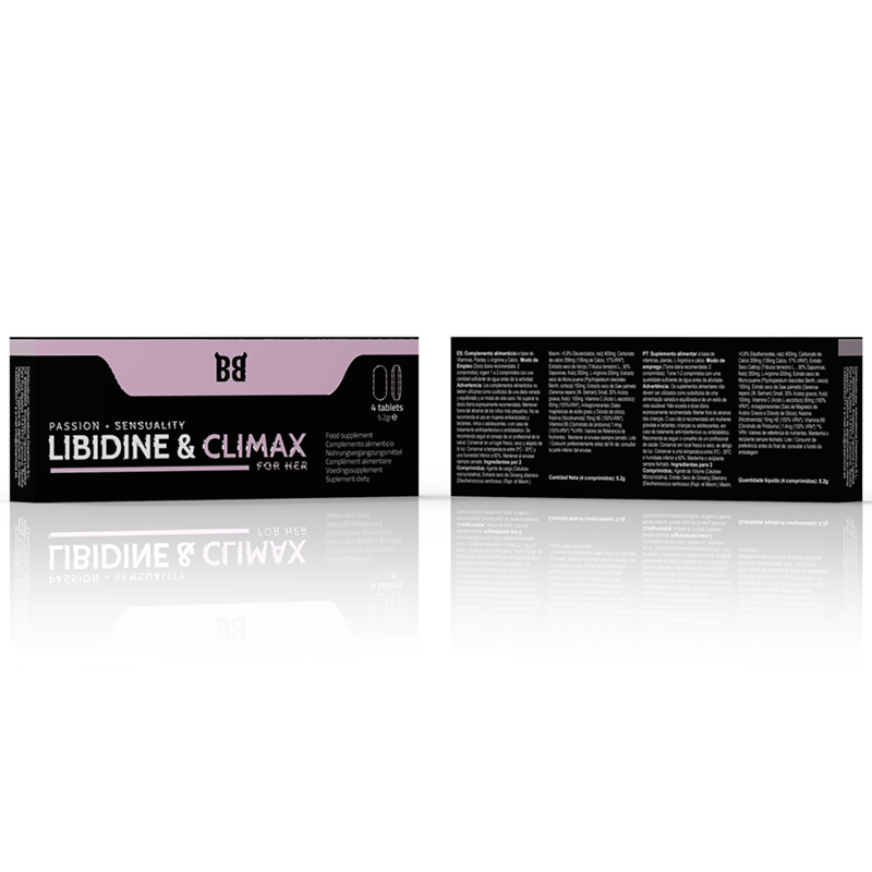BLACK BULL - LIBIDINE & CLIMAX AUMENTO LÍBIDO PARA MUJER 4 CÁPSULAS - Imagen 3