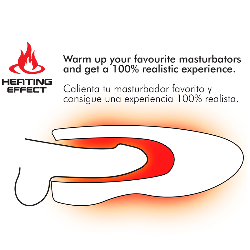 JAMYJOB - SPIN-X MASTURBADOR CON ROTACIÓN Y FUNCIÓN CALOR - Imagen 2
