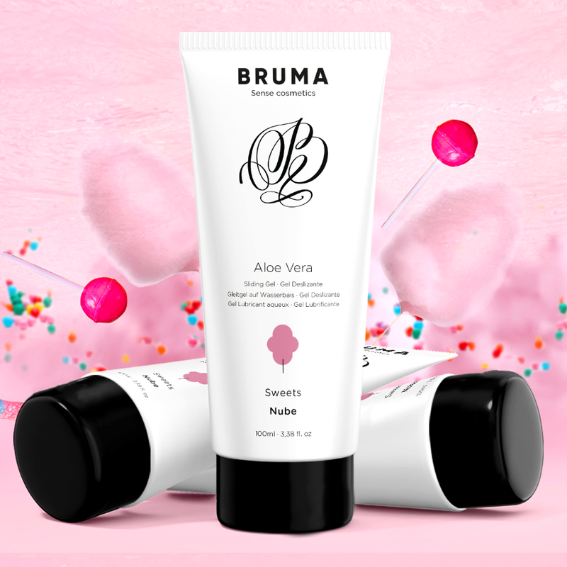 BRUMA - GEL DESLIZANTE CON ALOE VERA SABOR A NUBE 100 ML - Imagen 5