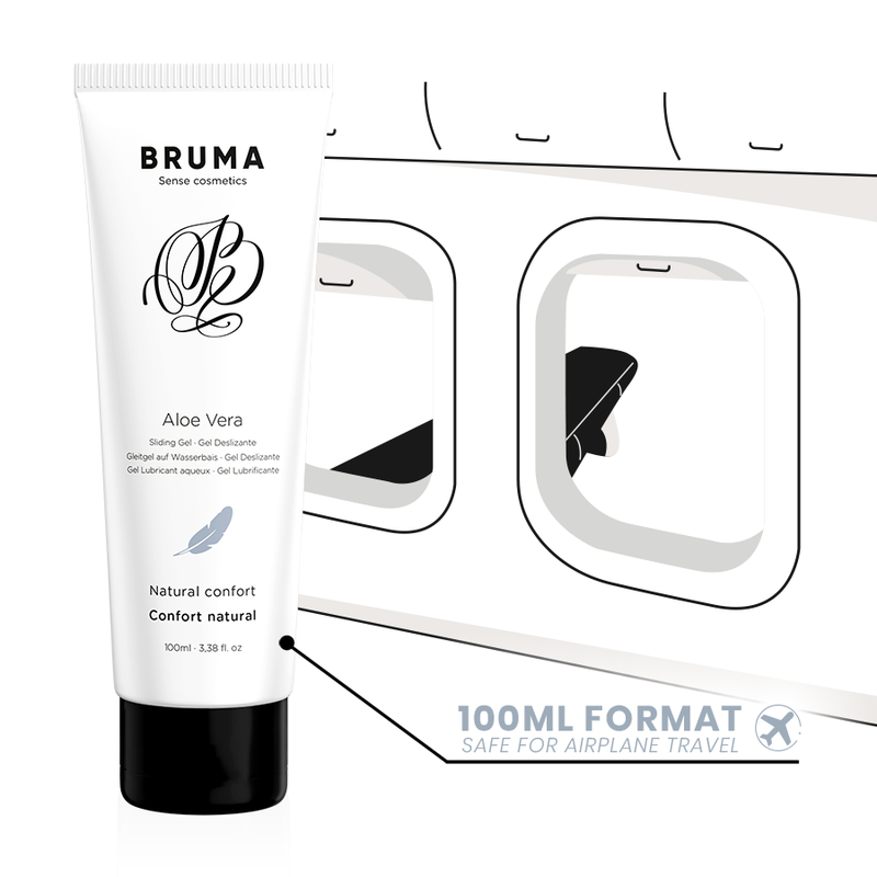 BRUMA - GEL DESLIZANTE CON ALOE VERA CONFORT NATURAL 100 ML - Imagen 3