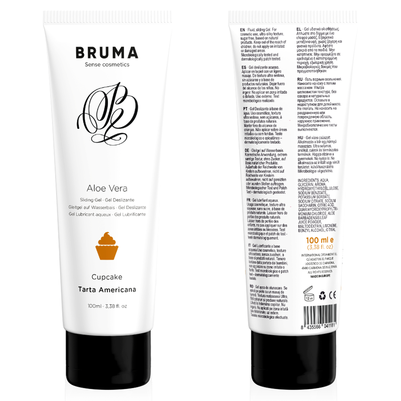 BRUMA - GEL DESLIZANTE CON ALOE VERA SABOR A TARTA AMERICANA 100 ML - Imagen 6