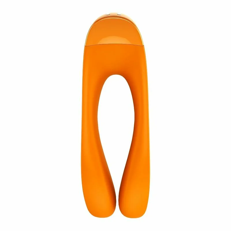 SATISFYER - CANDY CANE VIBRADOR DEDO NARANJA - Imagen 3