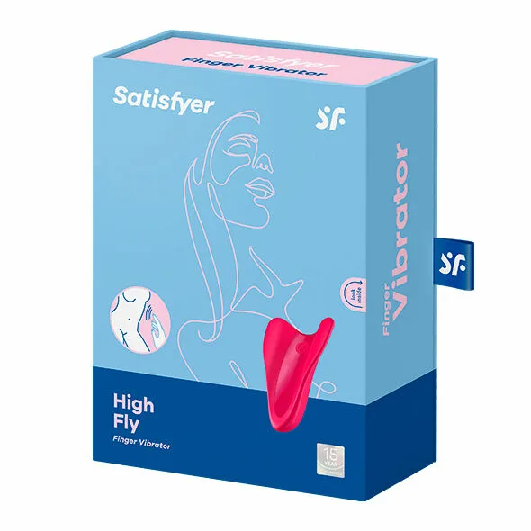 SATISFYER - HIGH FLY VIBRADOR DEDAL FUCHSIA - Imagen 4
