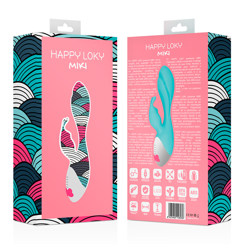 HAPPY LOKY - MIKI VIBRADOR RABBIT - Imagen 8