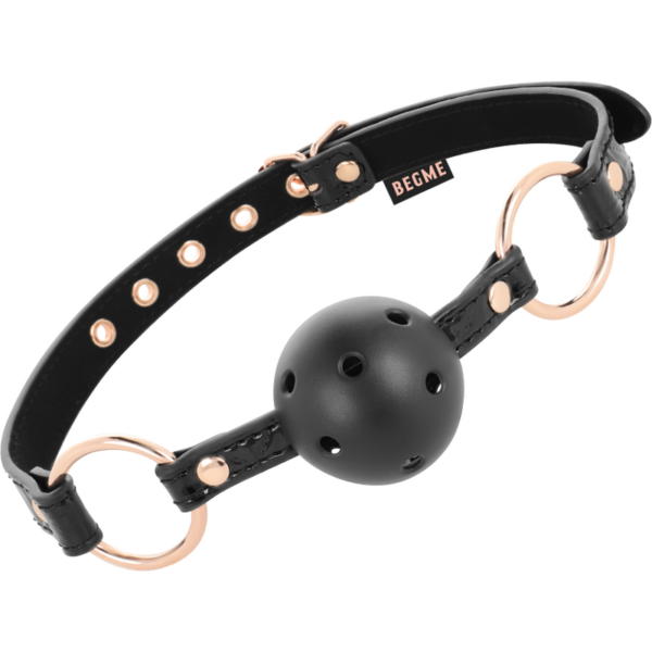 BEGME - BLACK EDITION MORDAZA CUERO VEGANO - Imagen 2