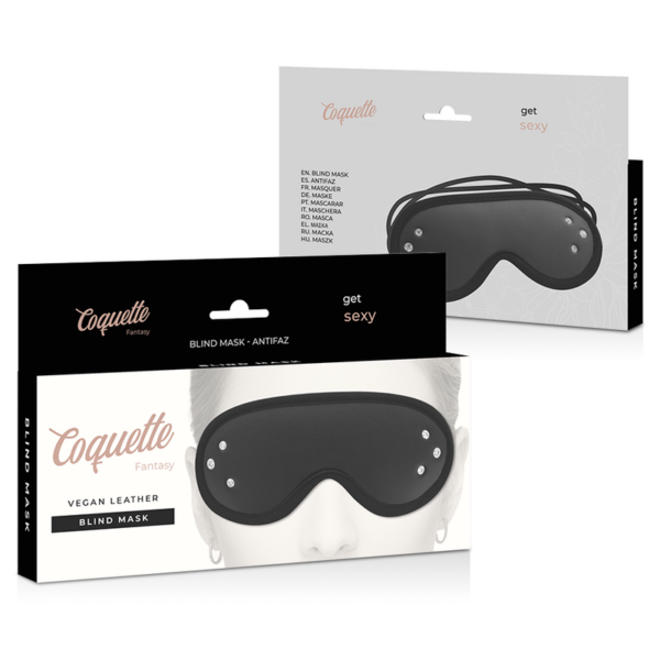 COQUETTE CHIC DESIRE - FANTASY ANTIFAZ CUERO VEGANO CON FORRO DE NEOPRENO - Imagen 6