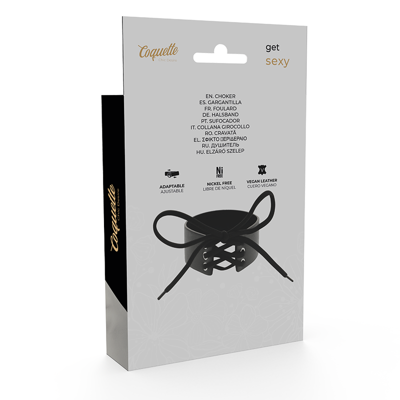 COQUETTE CHIC DESIRE - CHOKER CUERO VEGANO - Imagen 7