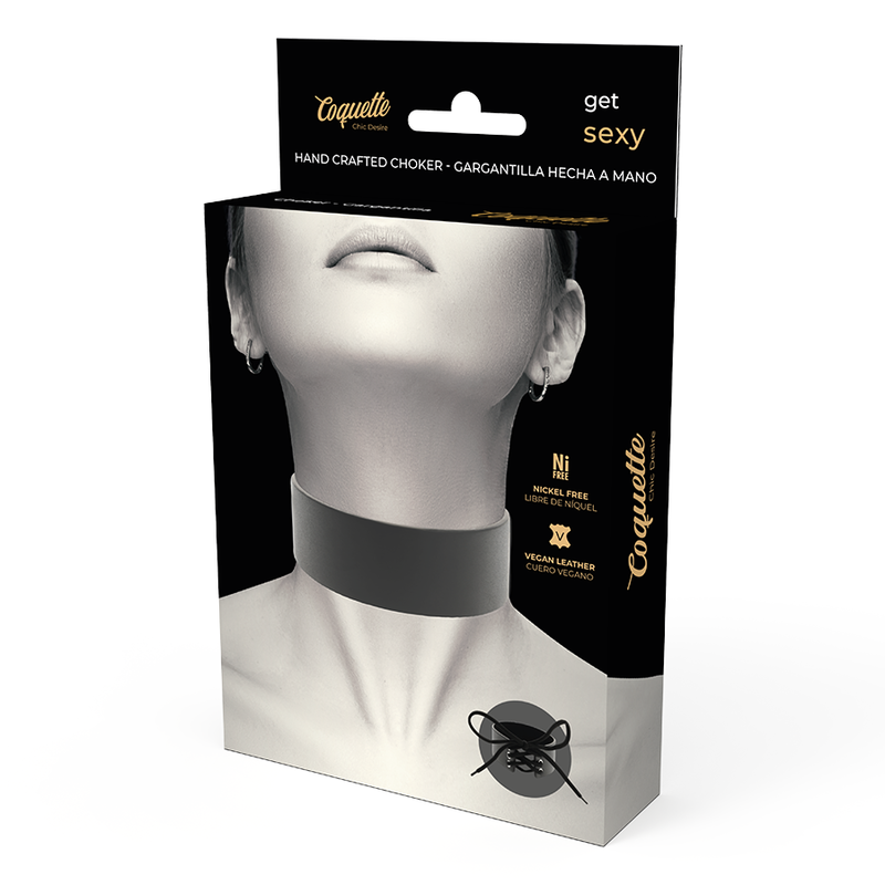COQUETTE CHIC DESIRE - CHOKER CUERO VEGANO - Imagen 6