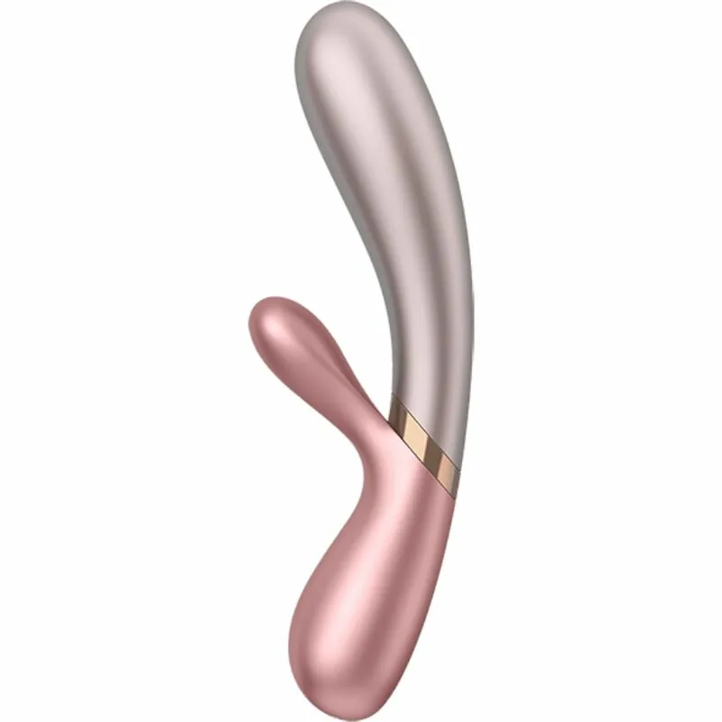 SATISFYER - HOT LOVER VIBRADOR ROSA & BEIGE - Imagen 2