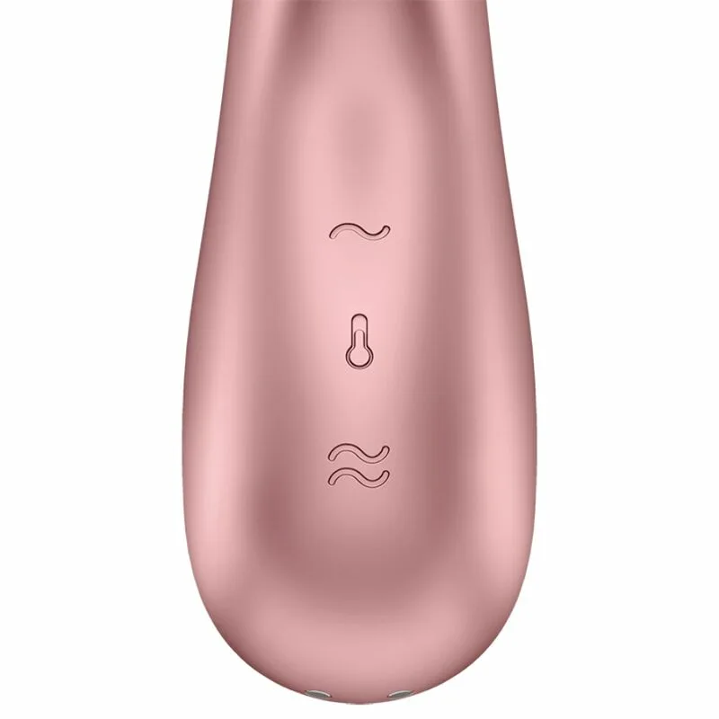 SATISFYER - HOT LOVER VIBRADOR ROSA & BEIGE - Imagen 3