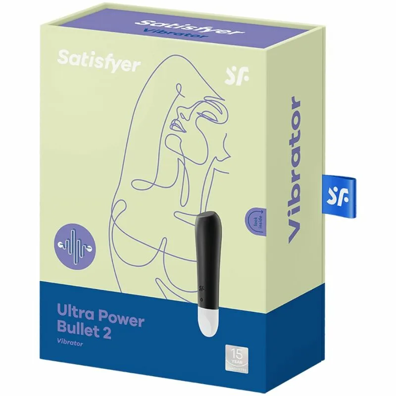SATISFYER - ULTRA POWER BULLET 2 BALA VIBRADORA NEGRA - Imagen 3