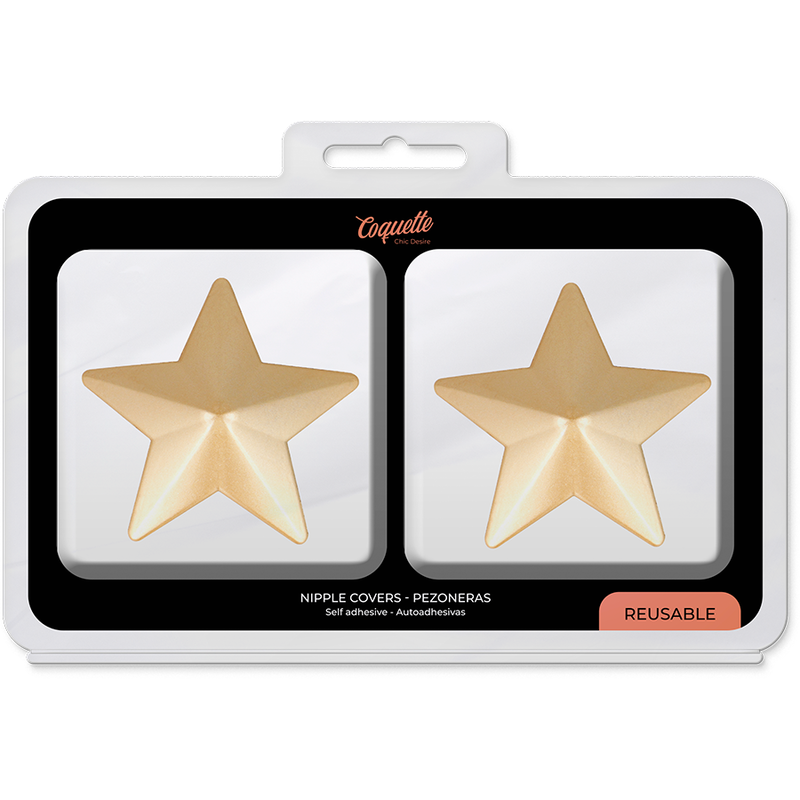COQUETTE CHIC DESIRE - CUBRE PEZONES METAL ESTRELLAS - Imagen 5