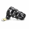 OHMAMA FETISH - FUNDA PIEL CON ANILLAS METALICAS Y CANDADO - Imagen 2