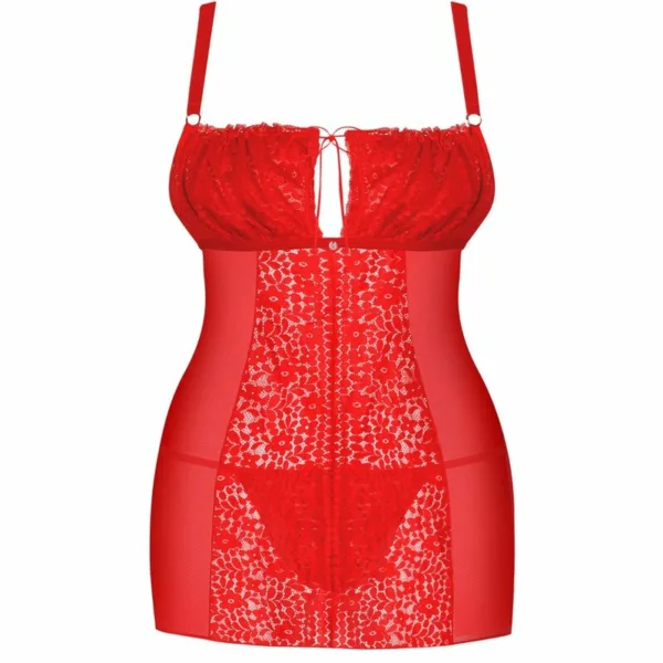 OBSESSIVE - BLOSSMINA CHEMISE Y TANGA 6XL/7XL - Imagen 3
