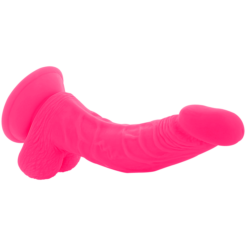 DIVERSIA - DILDO REALÍSTICO FLEXIBLE CON VIBRACIÓN ROSA 21.5 CM -O- 4.5 CM - Imagen 7