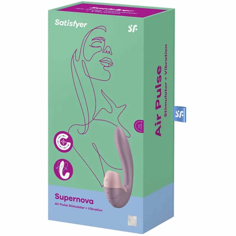 SATISFYER - SUPERNOVA ESTIMULADOR Y VIBRADOR ROSA - Imagen 3