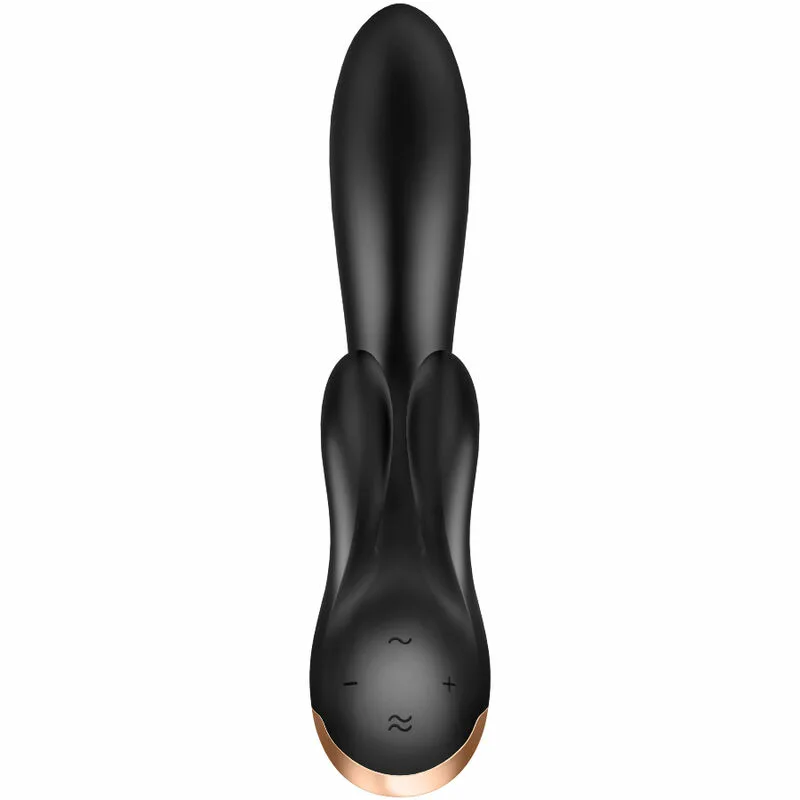 SATISFYER - DOUBLE FLEX VIBRADOR APP NEGRO - Imagen 3