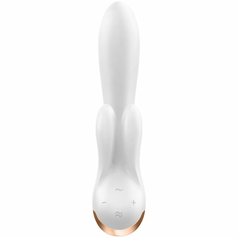 SATISFYER - DOUBLE FLEX VIBRADOR APP BLANCO - Imagen 3