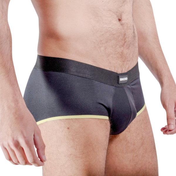 MACHO - MS24A CALZONCILLO BRIEF DARK AMARILLO XL - Imagen 2